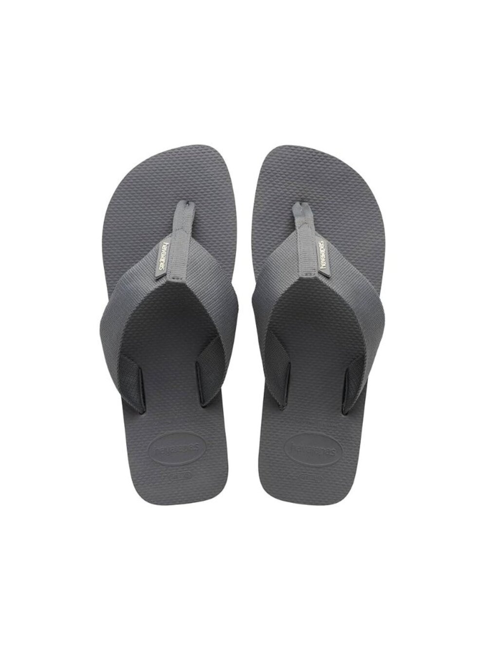 Havaianas Men's Unisex Urban Basic Flip Flops Steel Grey 9